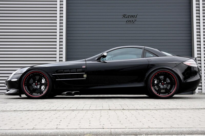 Black Sports Car — Modern, Photograph, Garage Door