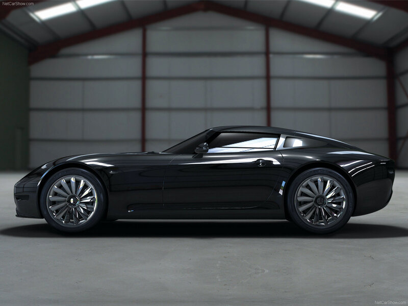 Black Sports Car — Neutral, 3d Render, Garage
