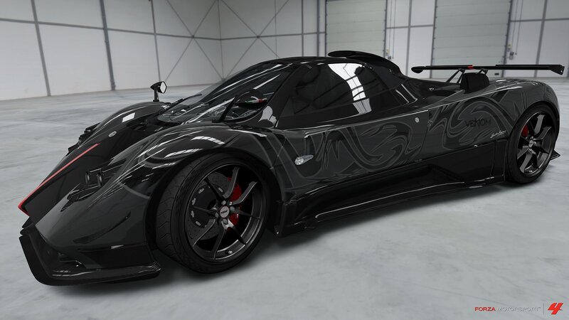 Black Sports Car — Neutral, 3d Render, Garage, Tire