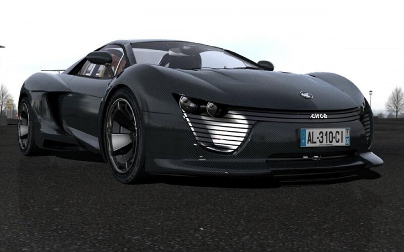 Black Sports Car — Neutral, 3d Render, License Plate