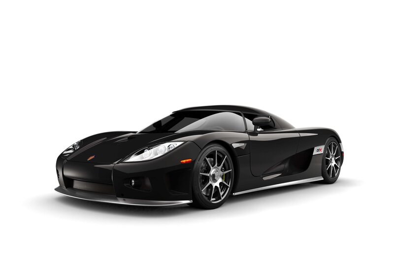 Black Sports Car — Neutral, 3d Render, Wheels, Headlights