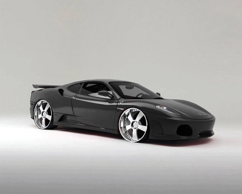 Black Sports Car — Neutral, 3d Render, Wheels, Rear Wing