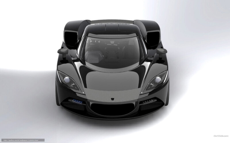 Black Sports Car — Neutral, 3d Render, Windshield