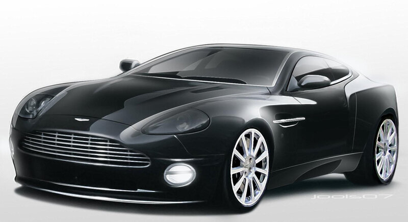 Black Sports Car — Neutral, Digital Art