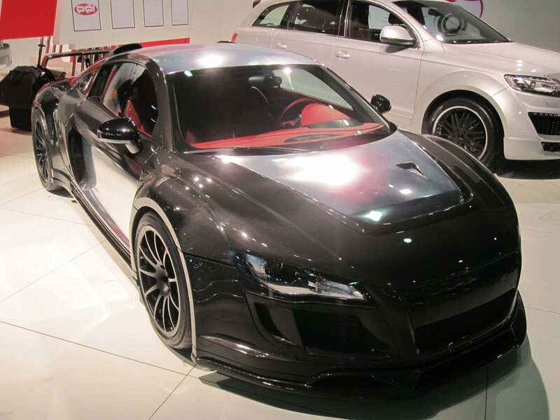 Black Sports Car — Neutral, Photograph, White Car
