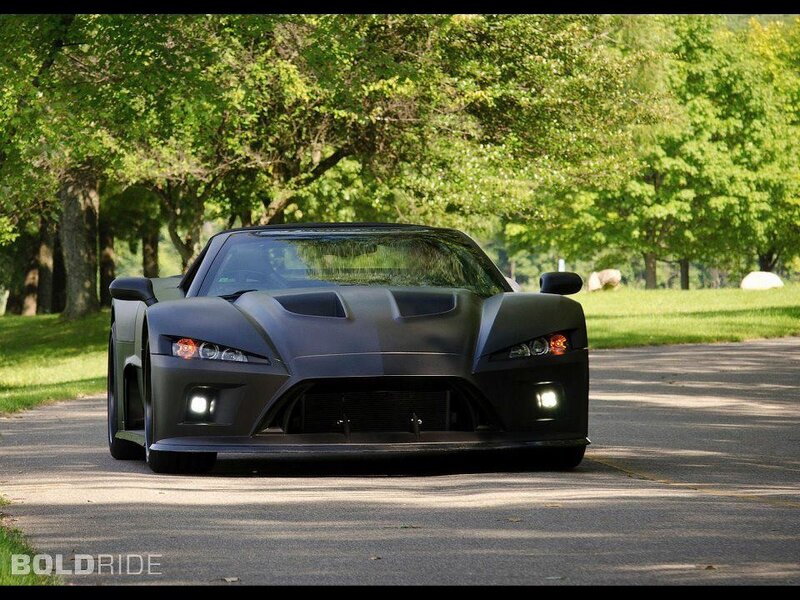 black sports car on a road