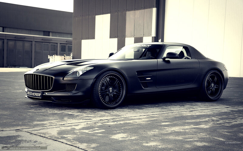 black sports car on concrete