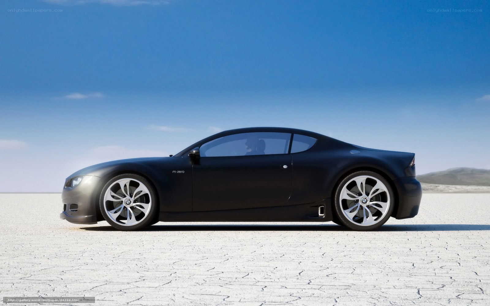 black sports car on desert