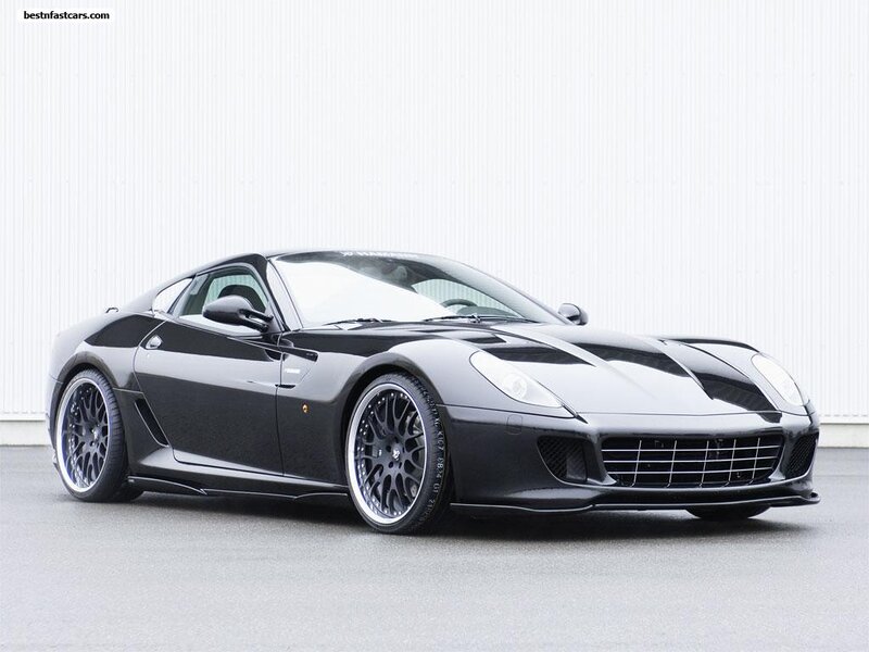 black sports car on display