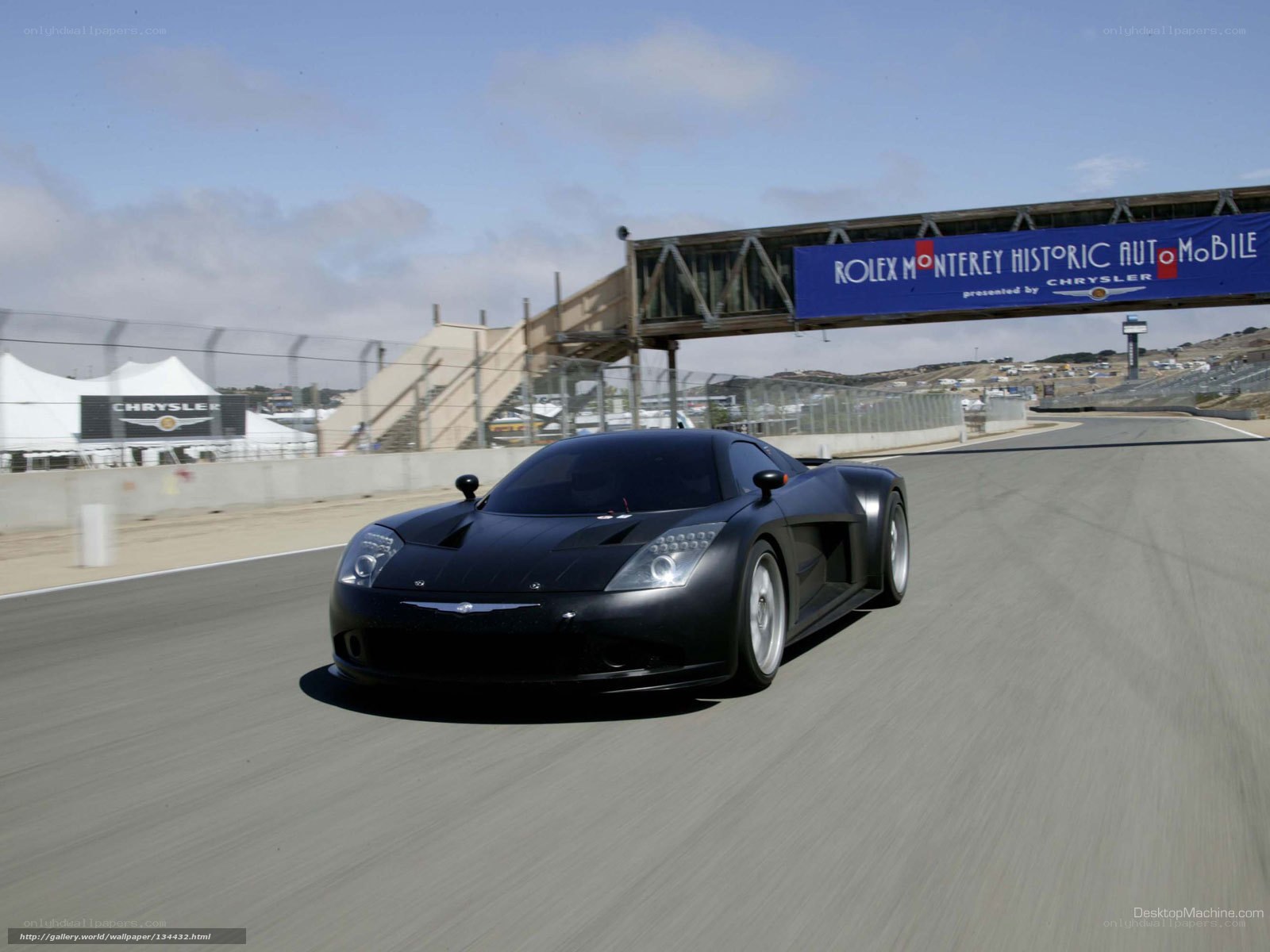 black sports car on racetrack
