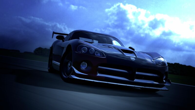 black sports car on racetrack