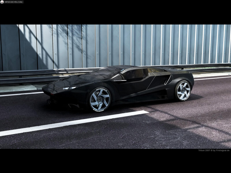 black sports car on road