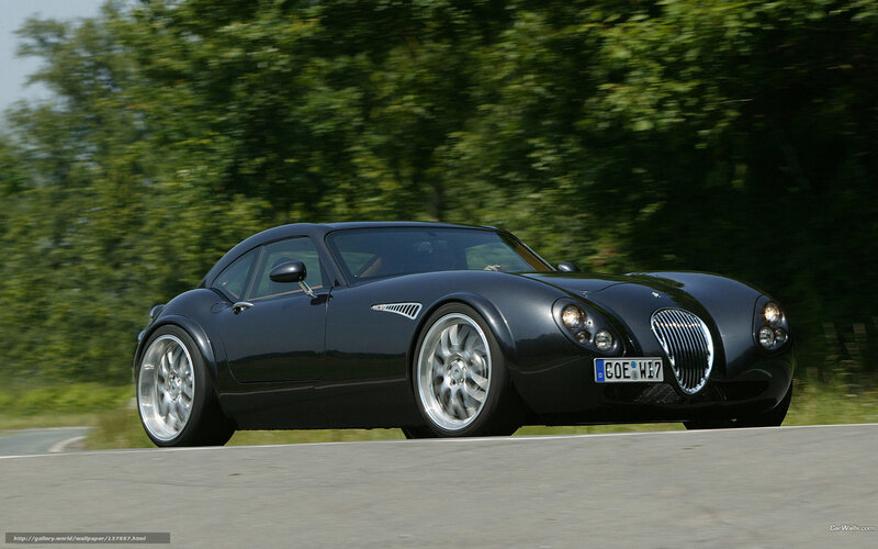 black sports car on road
