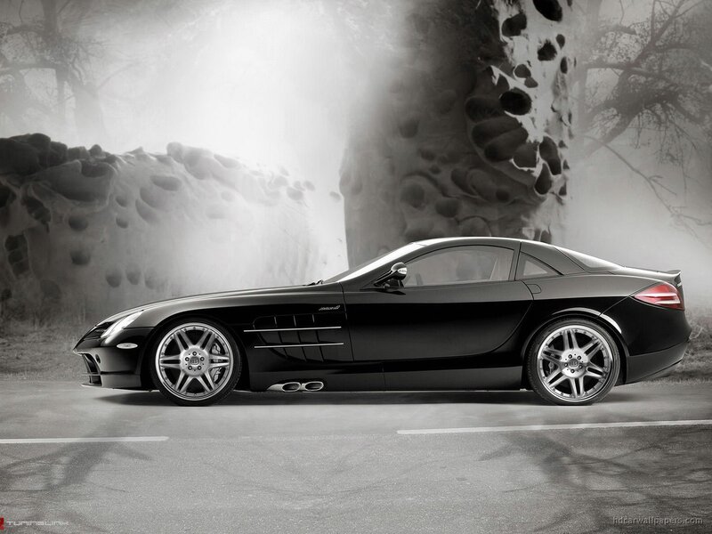 black sports car on road