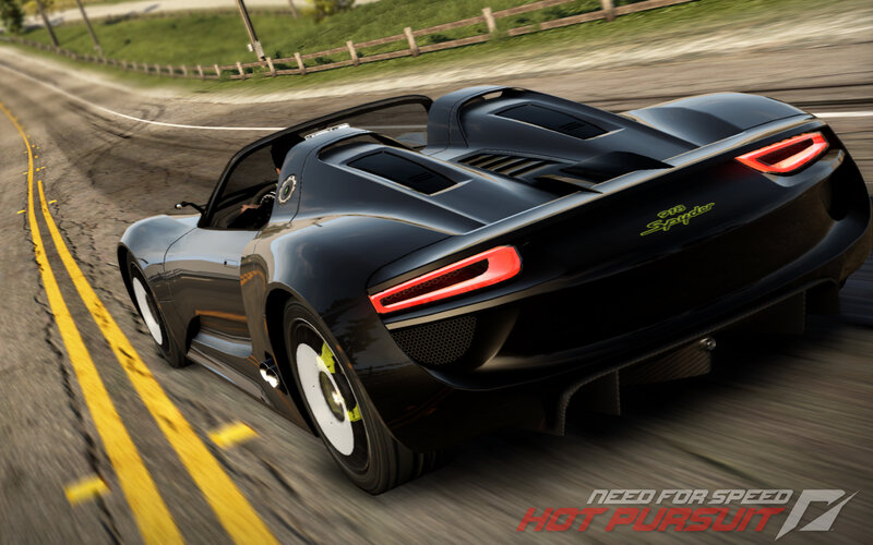 Black Sports Car on Road — Dynamic, Afternoon, 3d Render