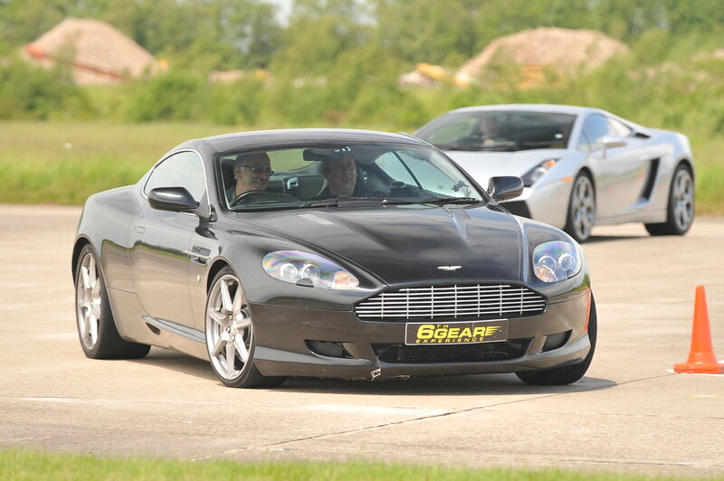 Black Sports Car on Track — Active