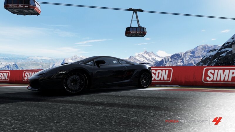 Black Sports Car on Track — Clear, Open