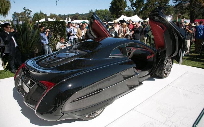Black Sports Car — Outdoor, Afternoon, Photograph