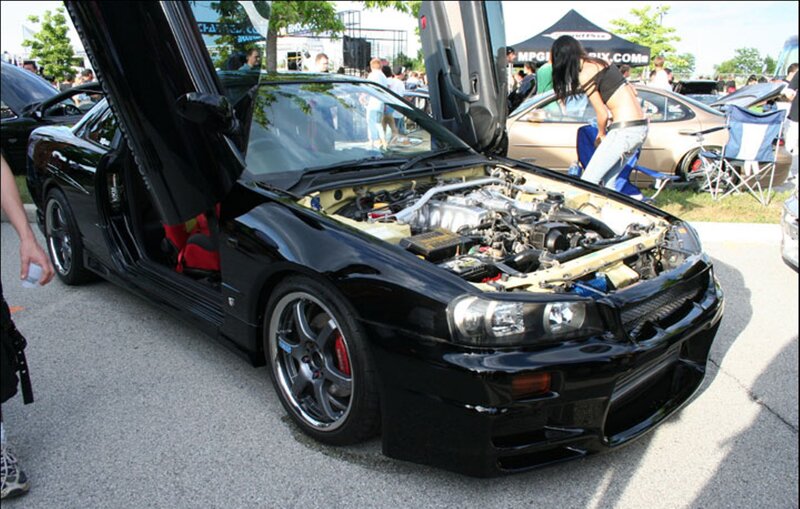 Black Sports Car — Outdoor