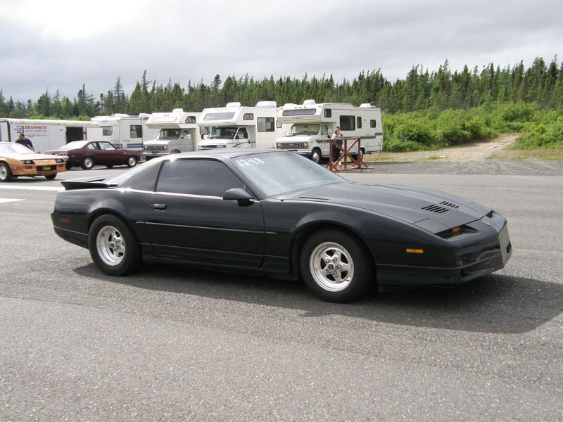 Black Sports Car — Overcast