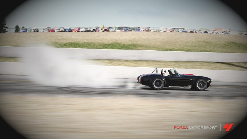 black sports car racing