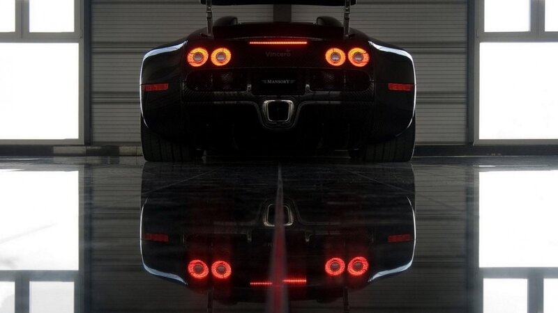 Black Sports Car — Reflection