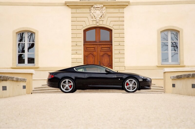 Black Sports Car — Serene, Photograph, Building, Door, Windows