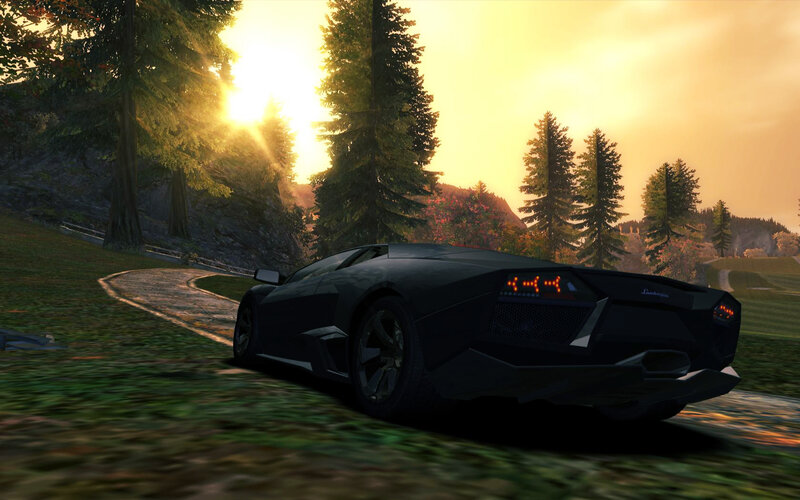 Black Sports Car — Serene