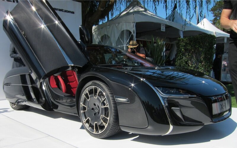 Black Sports Car — Showcase, Afternoon