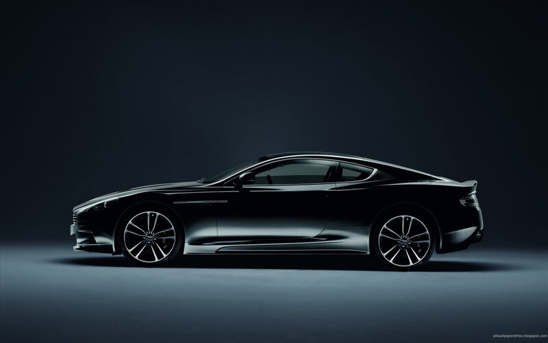 black sports car side profile