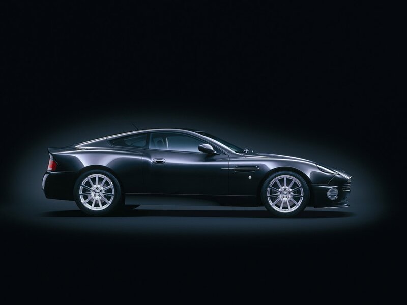 black sports car side profile