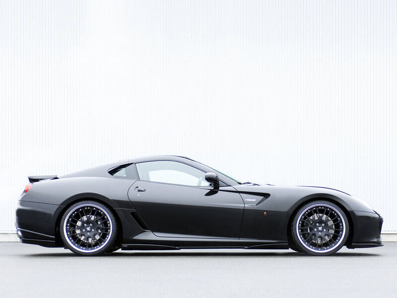 black sports car side profile