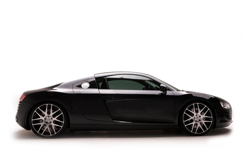 black sports car side view
