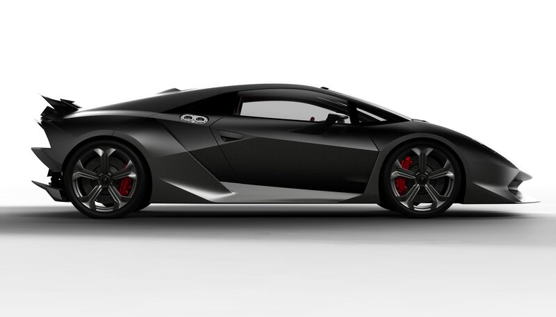 black sports car side view