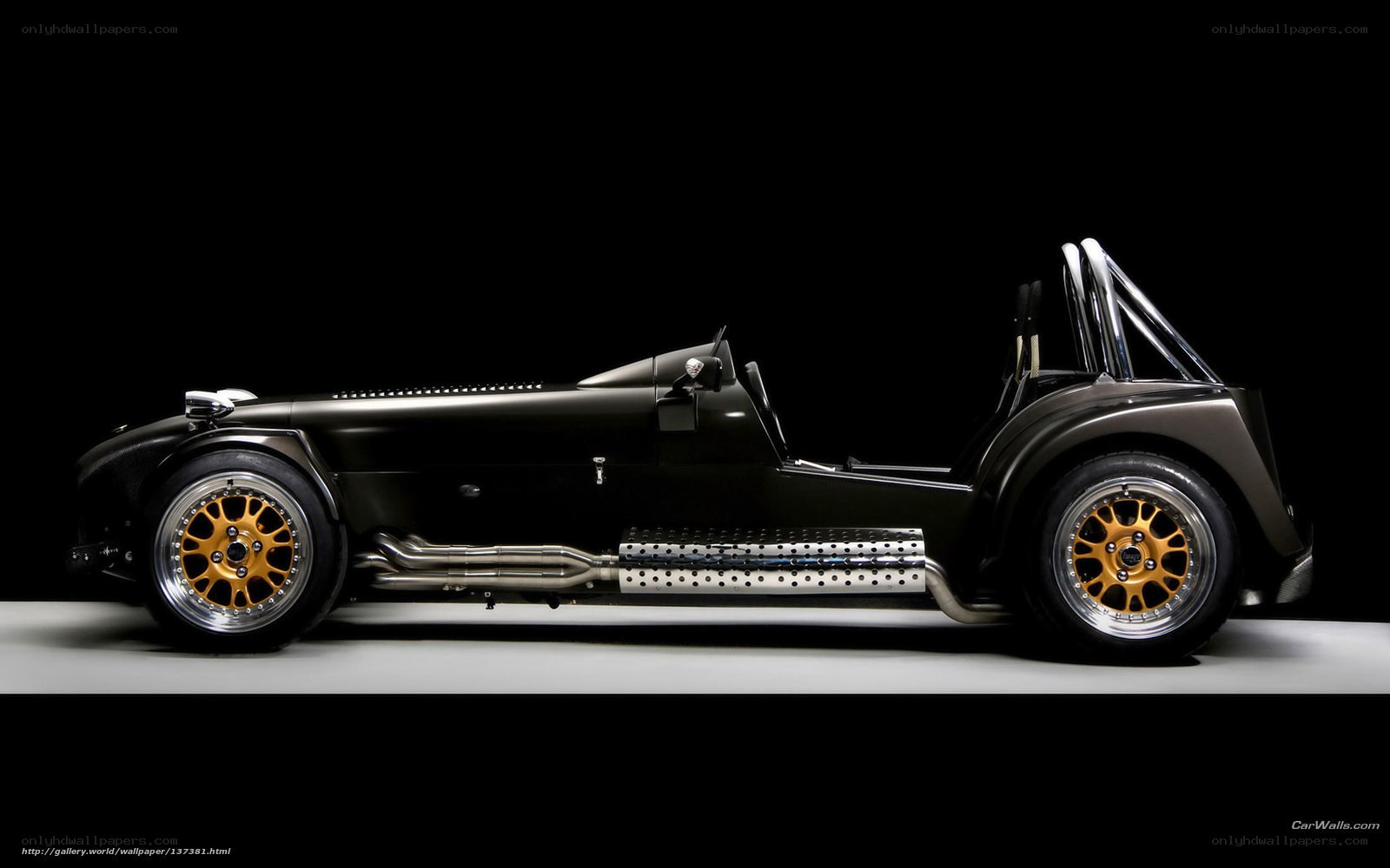 black sports car side view