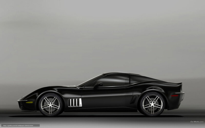 black sports car side view