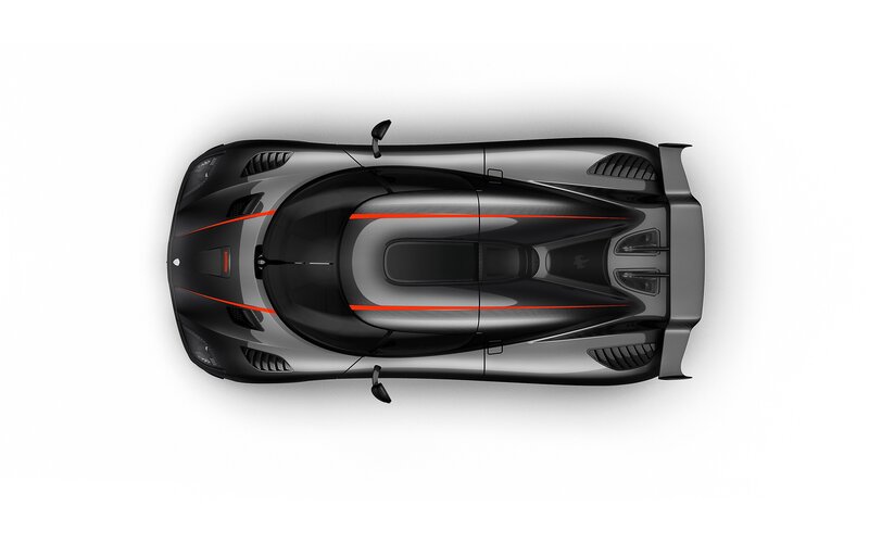 Black Sports Car — Sleek, 3d Render, Red Stripes