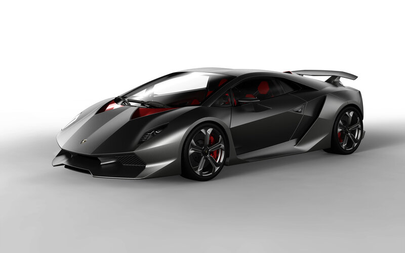 Black Sports Car — Sleek, 3d Render