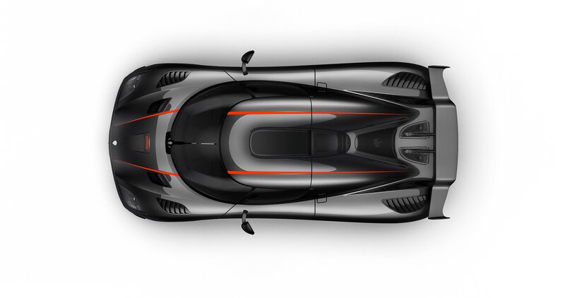 Black Sports Car — Sleek, Modern, 3d Render, Red Stripes
