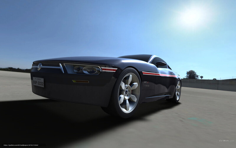 Black Sports Car — Sunny