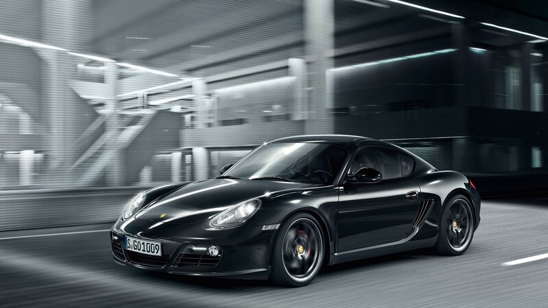 Black Sports Car — Tunnel