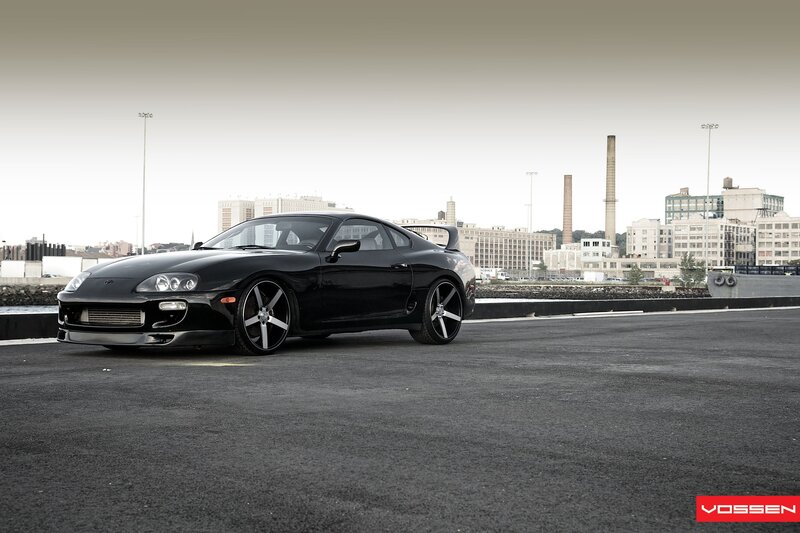 Black Sports Car — Urban, Photograph, City Skyline