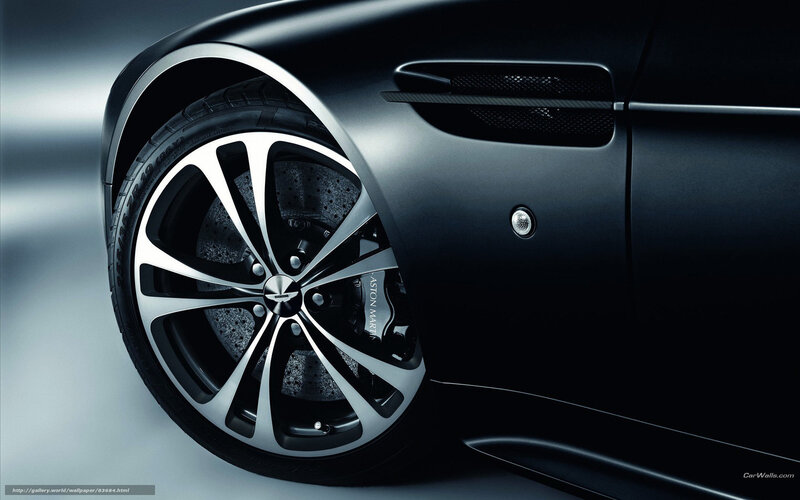 Black Sports Car Wheel — Dramatic, Photograph