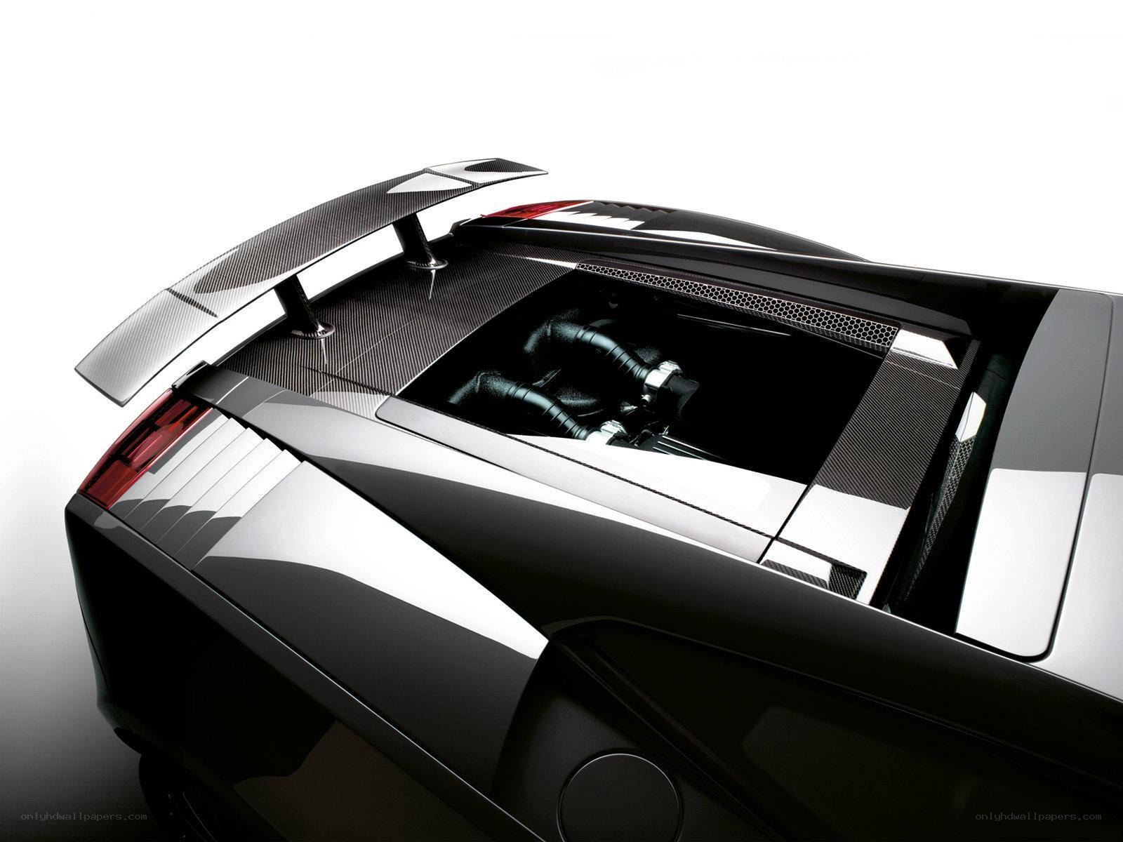 black sports car with engine