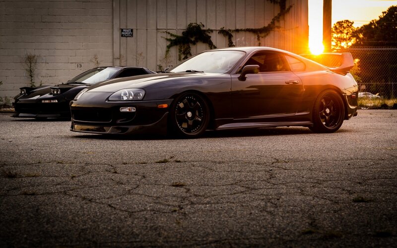 Black Sports Cars — Dramatic