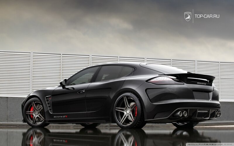 black sports sedan car