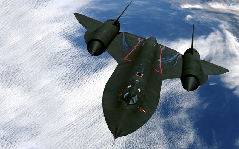 Black Spy Plane — Dramatic, Photograph, Aircraft