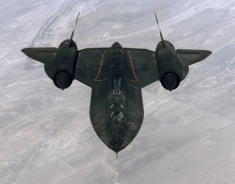 Black Spy Plane — Dramatic