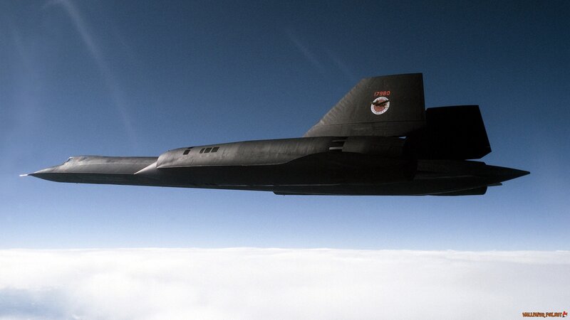 Black Spy Plane — Serene, Photograph