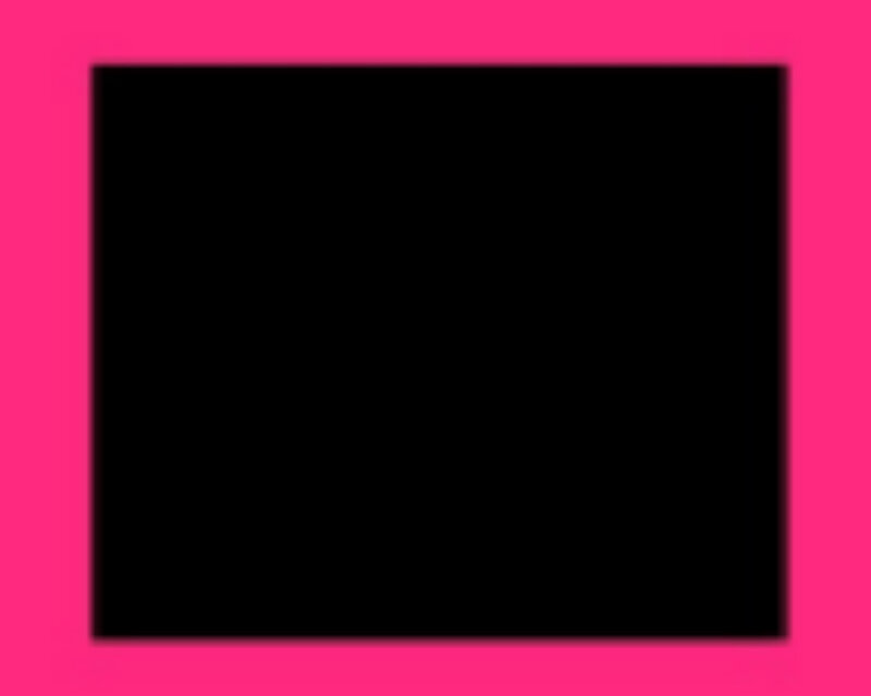 Black Square on Pink
